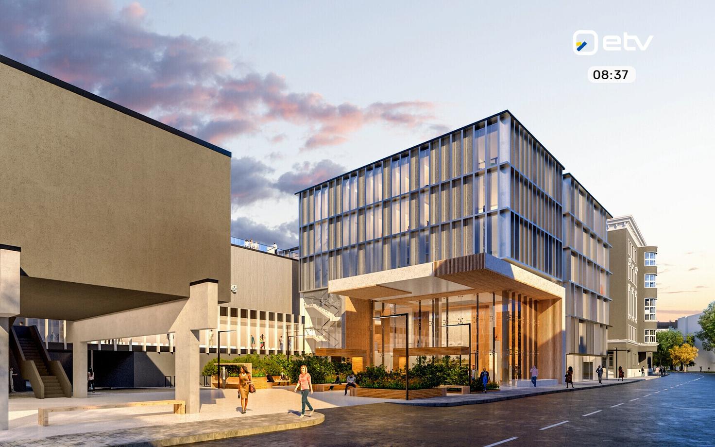 Artist's rendition of the new ERR TV house.
