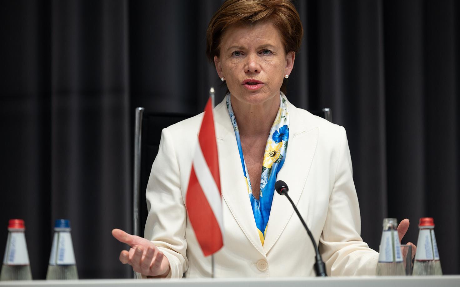 Министр иностранных дел Латвии Байба Браже.