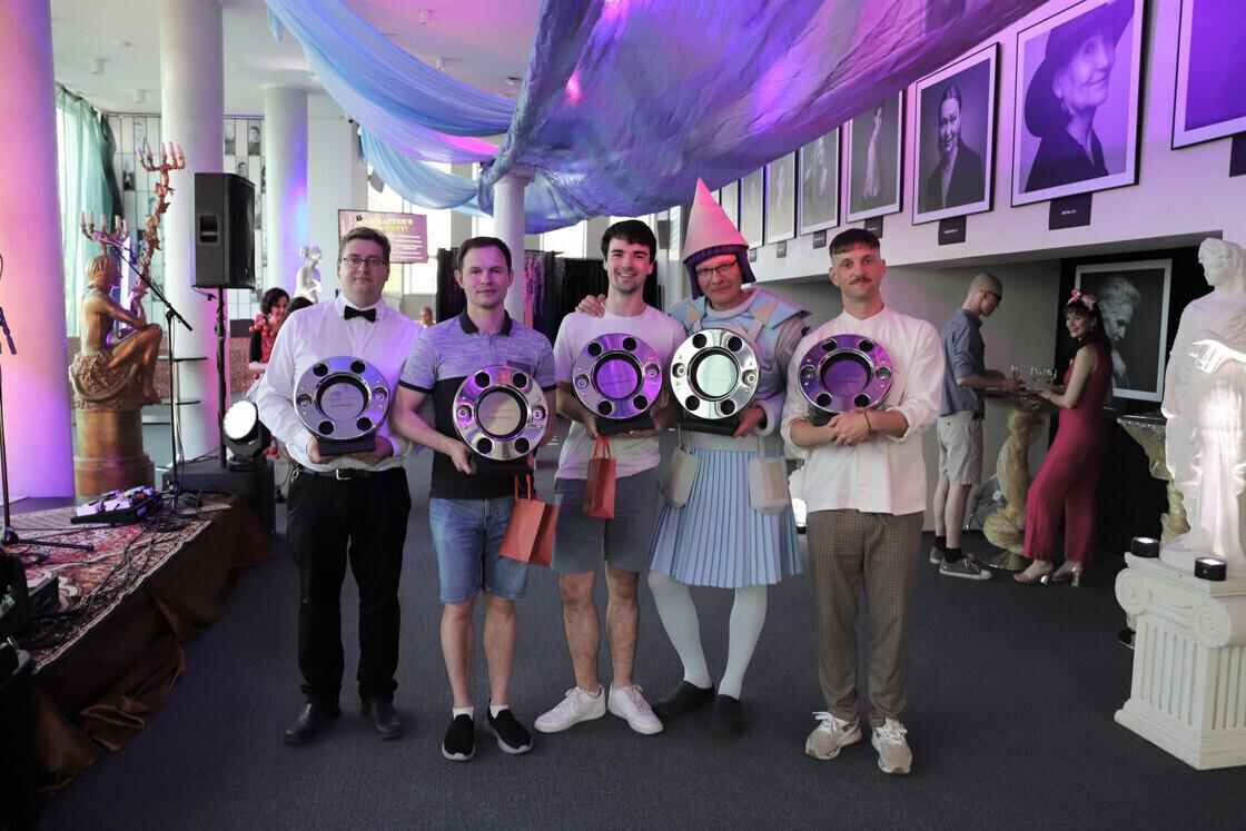 Aasta vanemuislased 2024: Erik Makarov, Andreas Kangur, Bradley Handley Howell, Heimo Hodanjonok ja Veiko Porkanen.