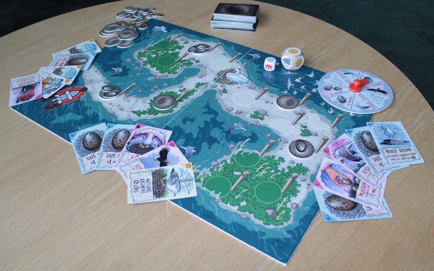 Kakrarahu board game puts the player in the shoes of nesting black-headed gulls.
