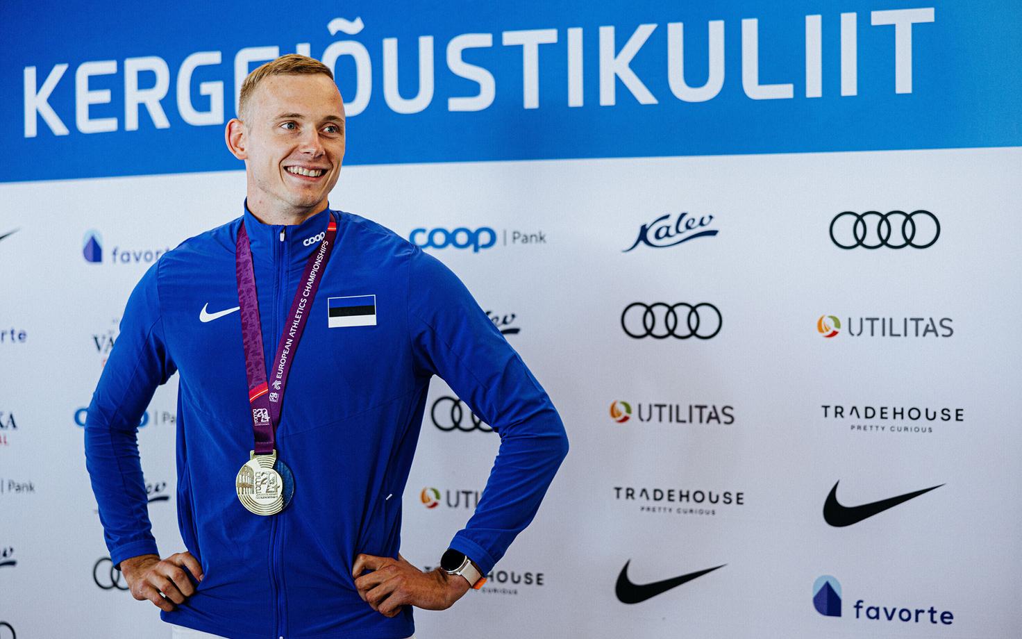 Euroopa meister Johannes Erm jõudis kodumaale