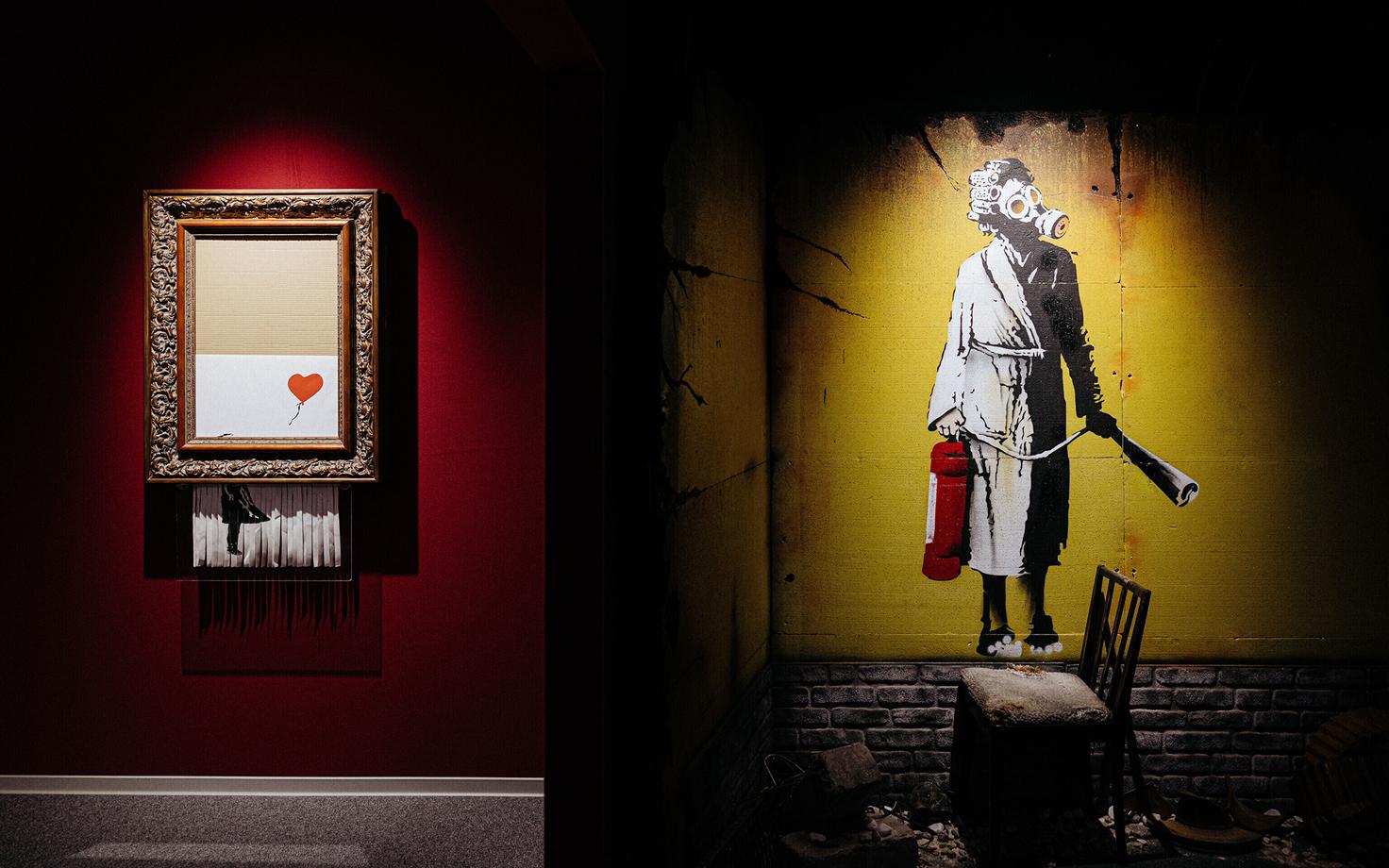 Bansky näituse pressiesitlus