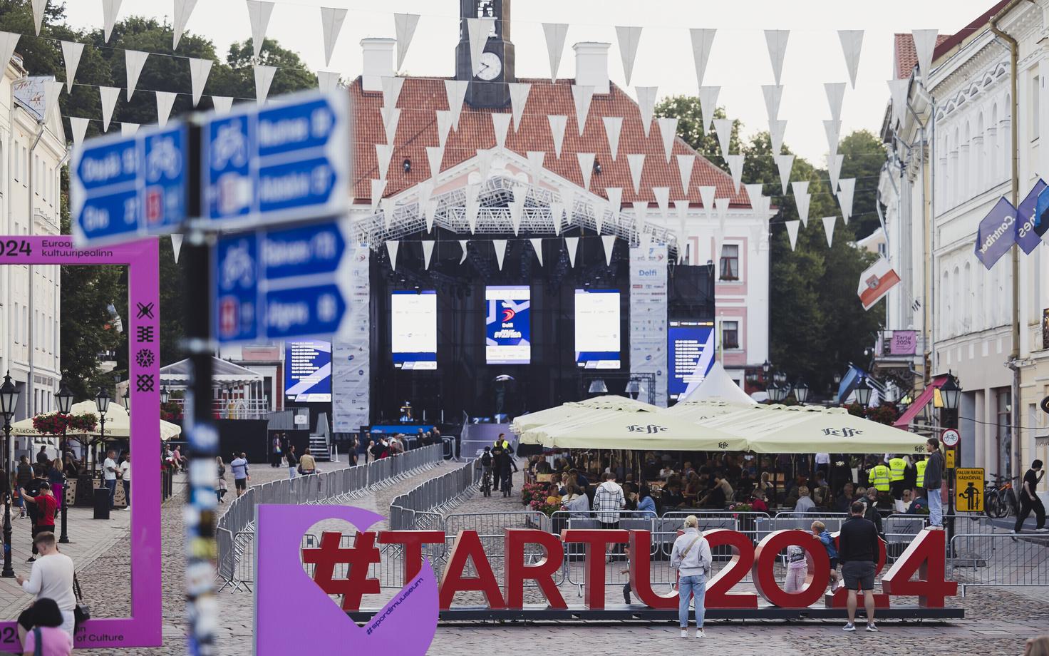 Car-Free Avenue 2024 opened in Tartu.