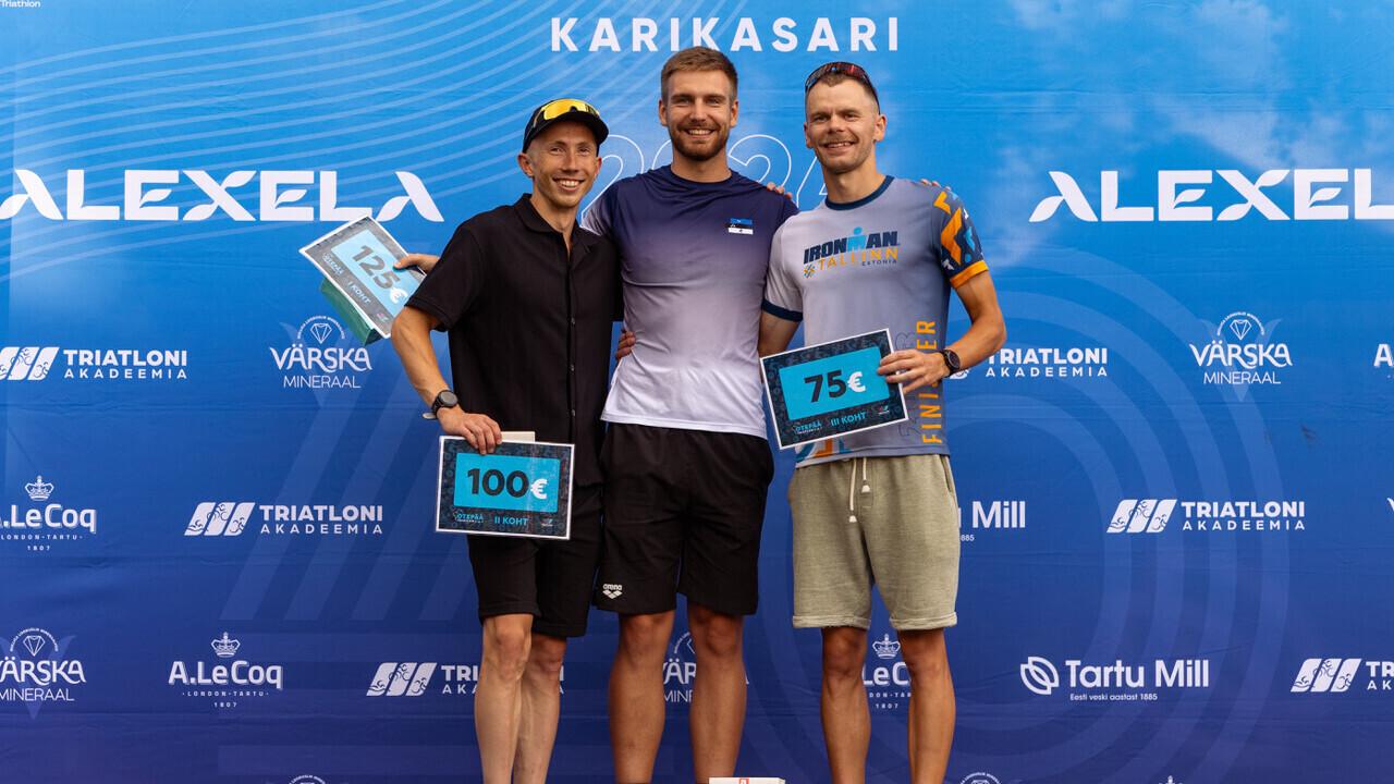 Vasakult Kristofer Erik Kamberg, Kevin Vabaorg ja Silver Hein