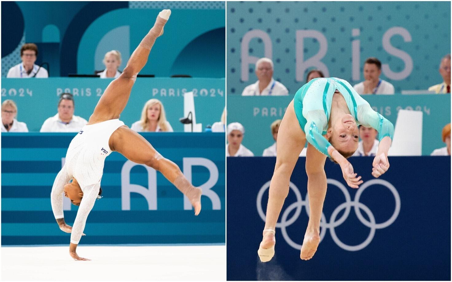 Jordan Chiles ja Ana Barbosu