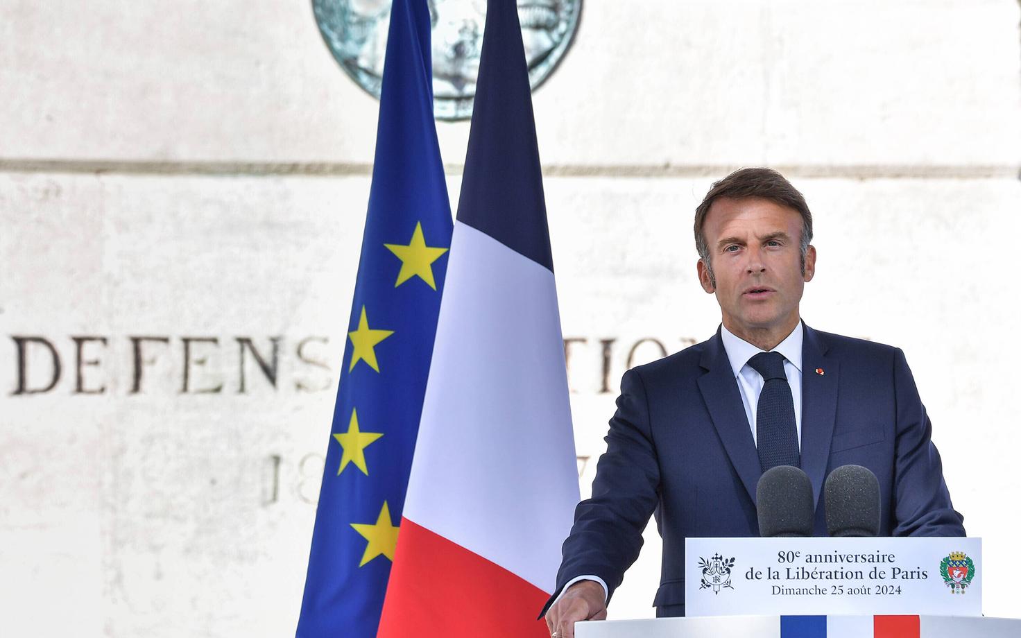 Президент Франции Эммануэль Макрон.