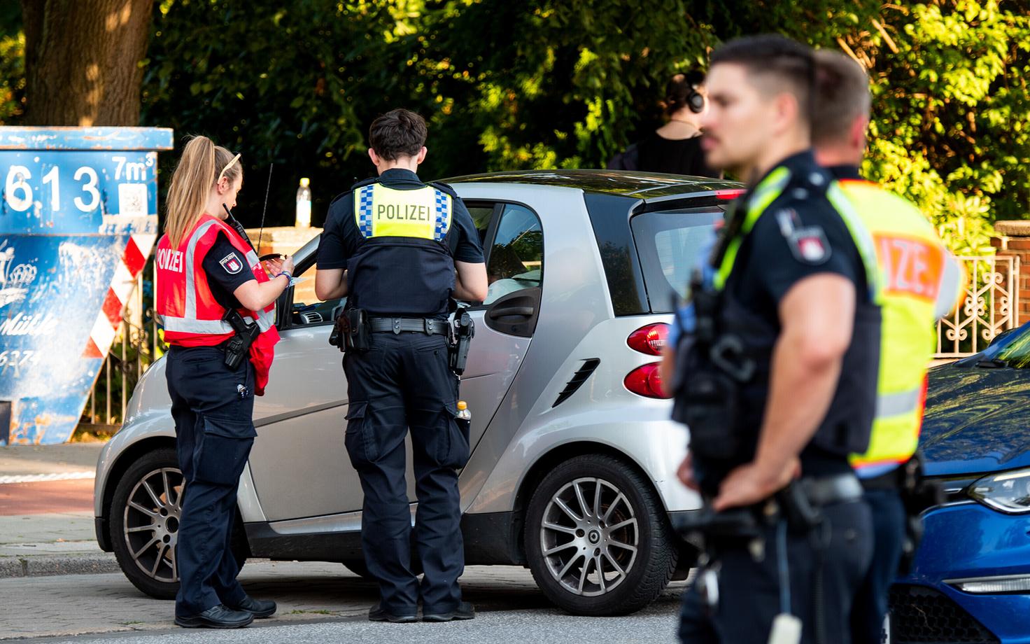 Немецкая полиция. Иллюстративная фотография.