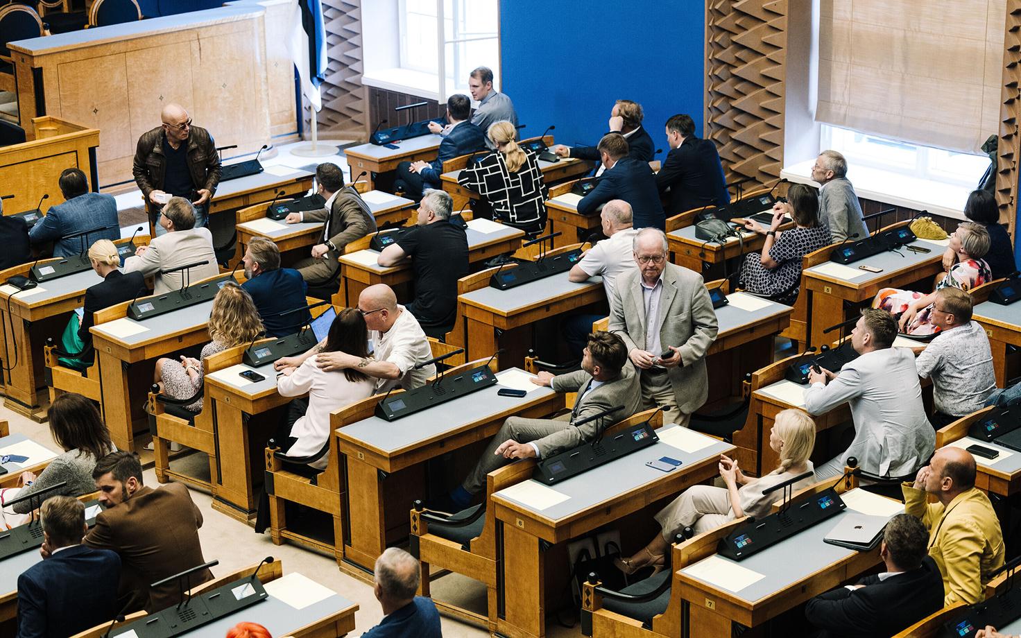 Заседание Рийгикогу. Фото иллюстративное.