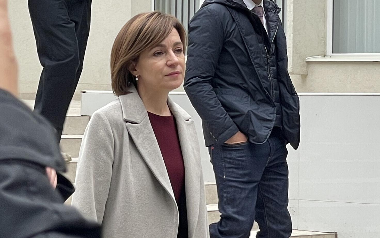 Moldova president Maia Sandu