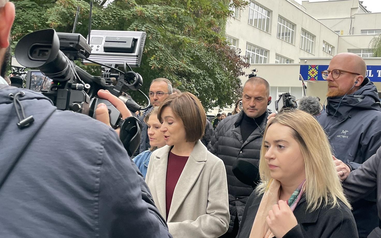 Moldovan President Maia Sandu