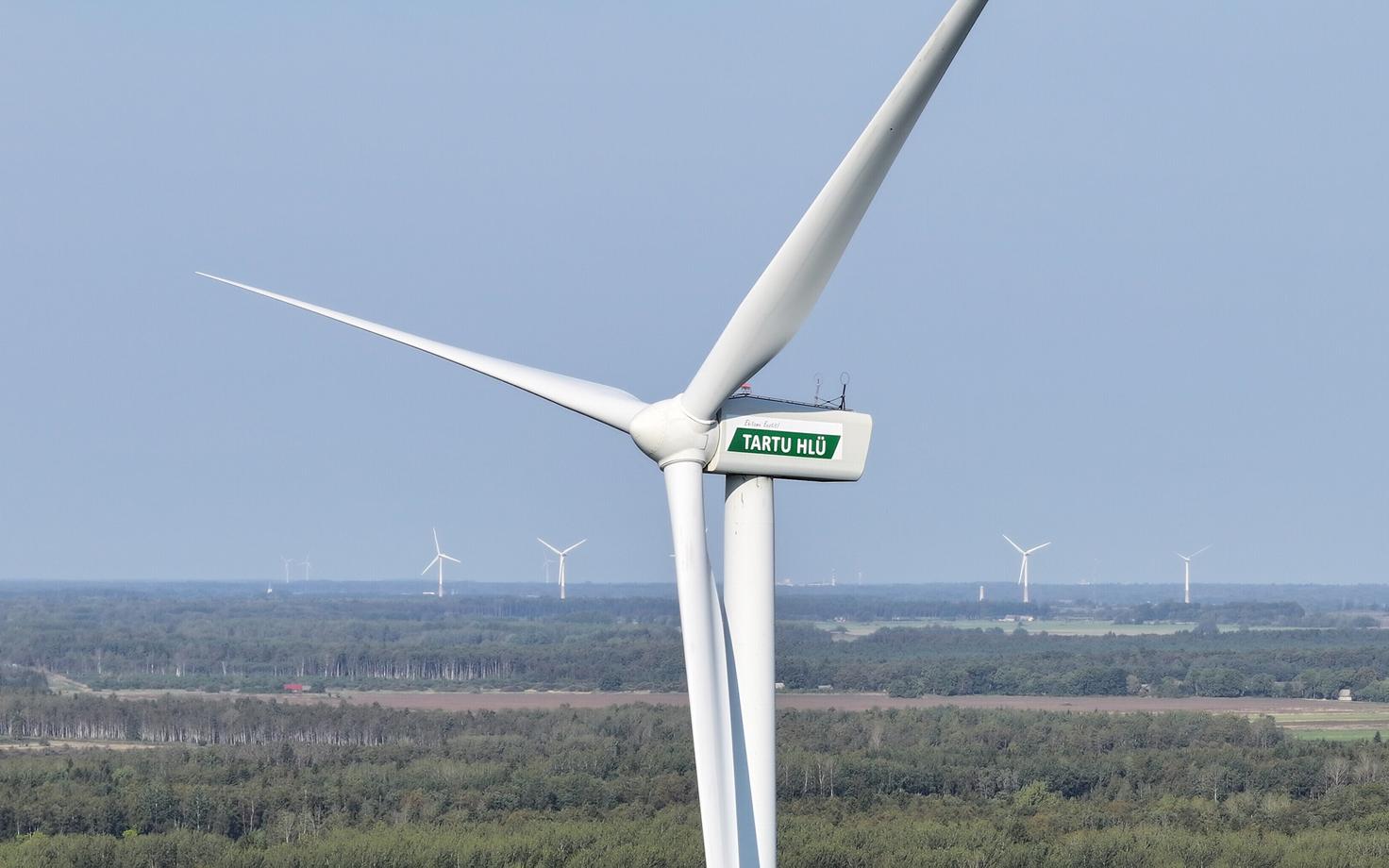 Purtse tuulepark. Foto on illustreeriv.