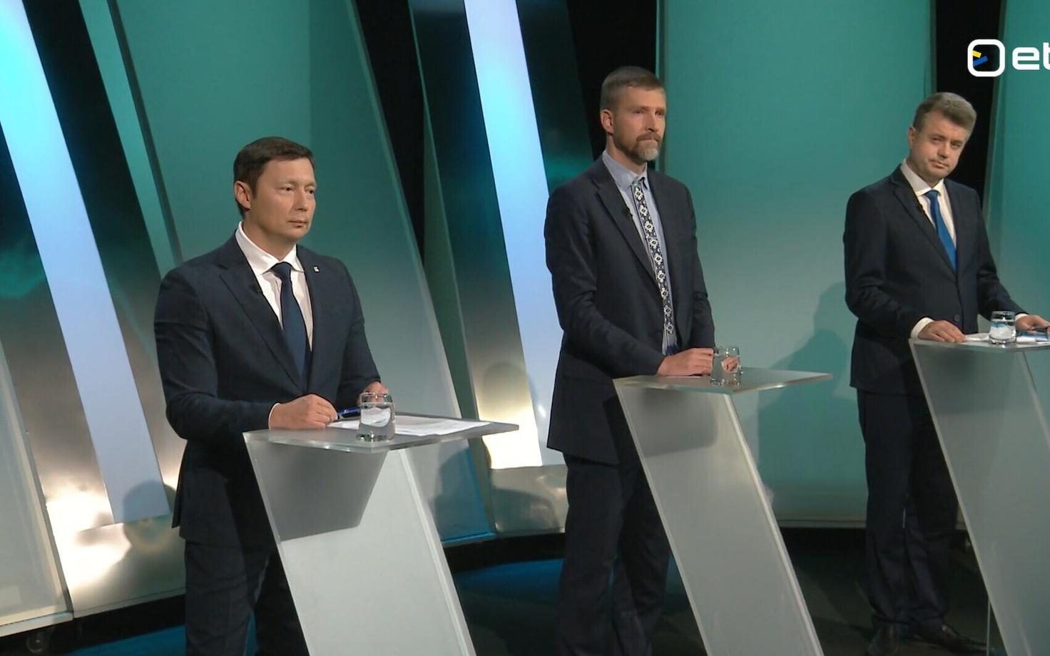 Mihhail Kõlvart, Siim Pohlak and Urmas Reinsalu on