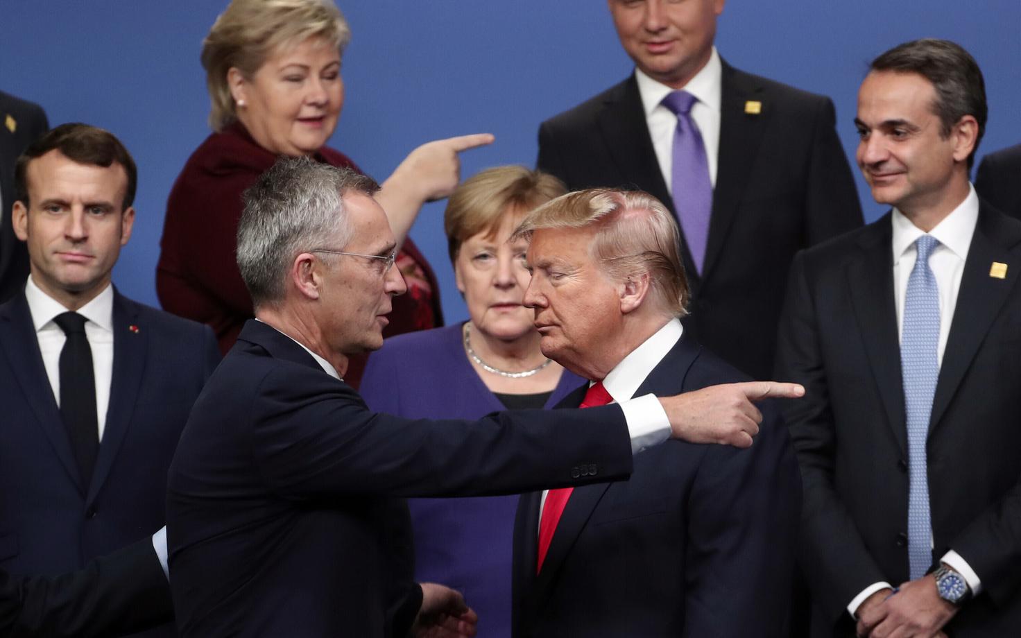 USA president Donald Trump 2019. aasta detsembris NATO tippkohtumisel.