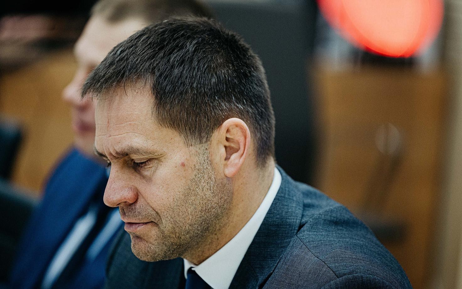 Ээрик Хелдна и Эльмар Вахер в Харьюском уездном суде.