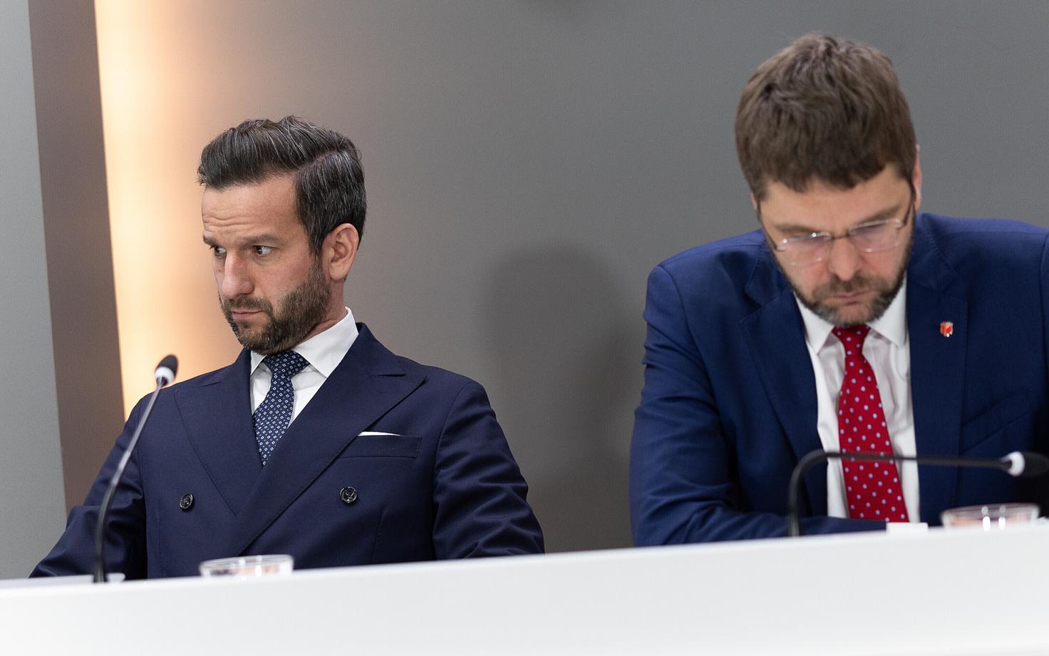 Пяртель-Пеэтер Пере и Евгений Осиновский.