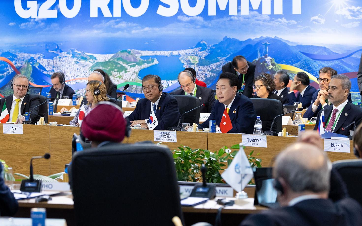 G20 kohtumine Rio de Janeiros.