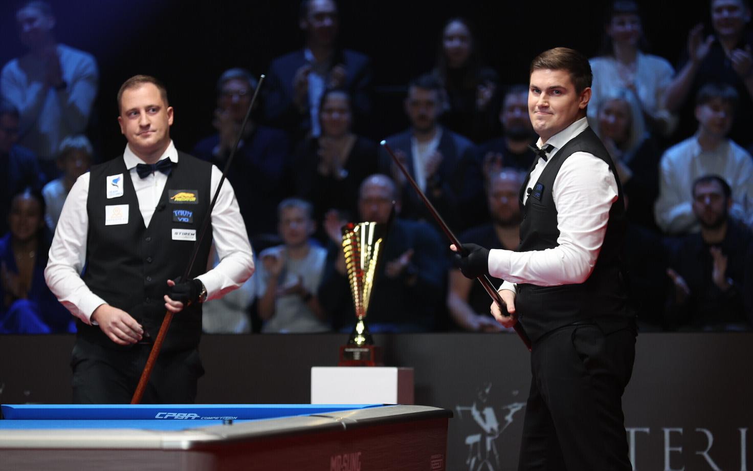 Piljardi Eesti meistrivõistluste 9-palli finaal: Denis Grabe - Mark Mägi