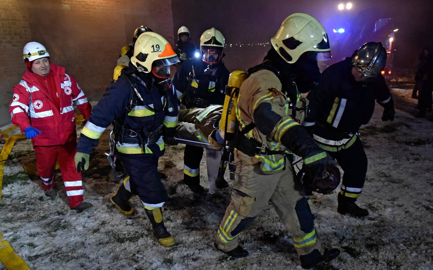Ukraina ja Poola päästjad ühisõppustel.