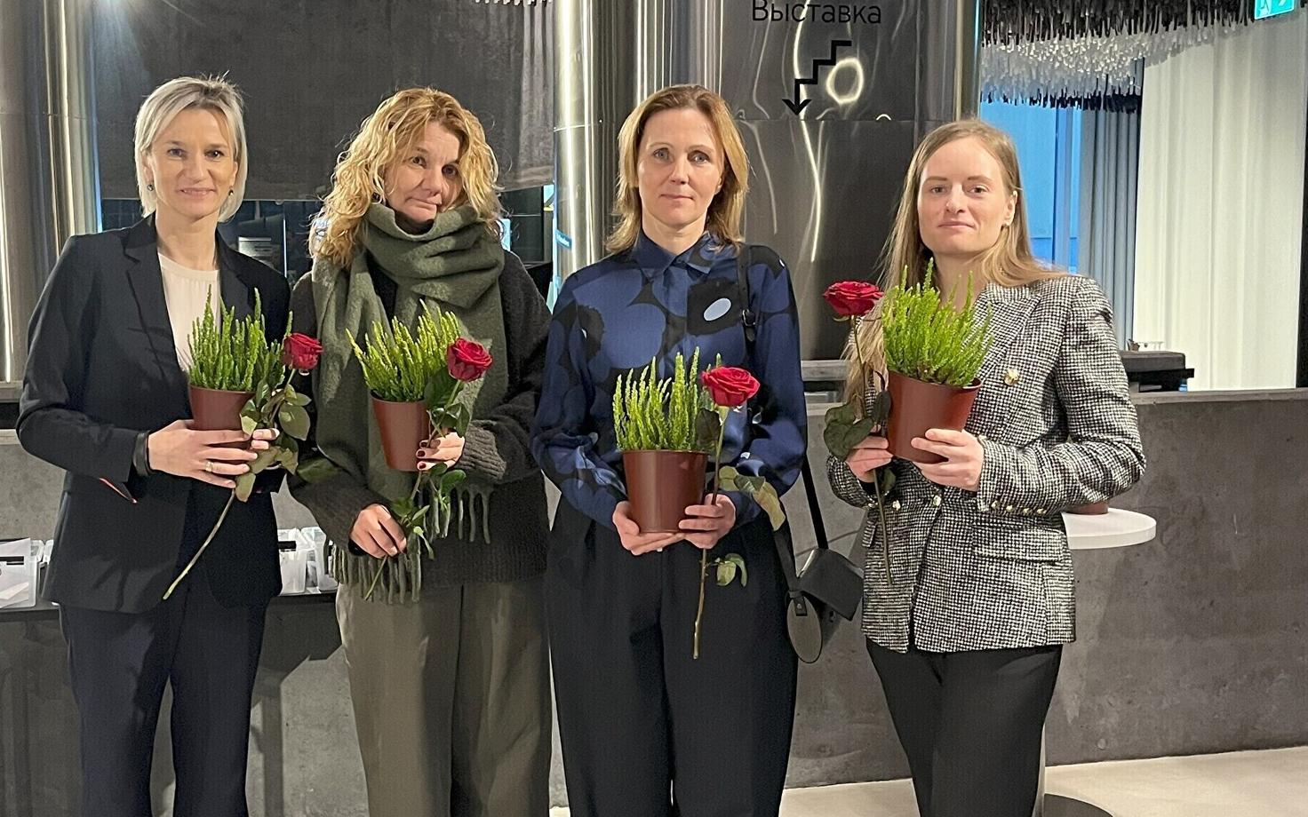 Natalja Inno, Kersti Kull, Maris Jesse ja Polina Tšernjak