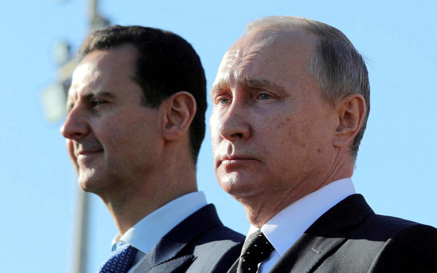Bashar al-Assad ja Vladimir Putin.