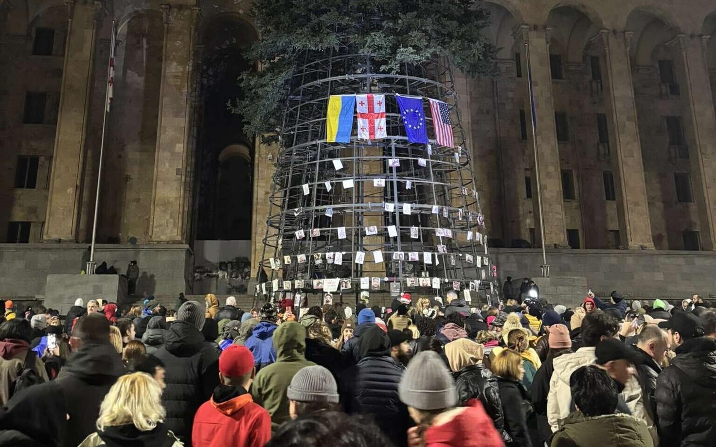 Протесты в Грузии в декабре 2024 года.