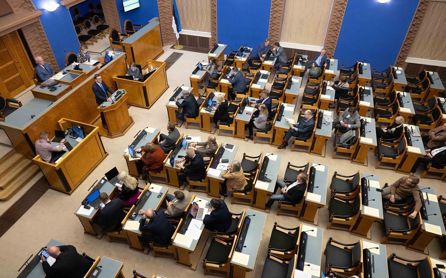 Заседание Рийгикогу.