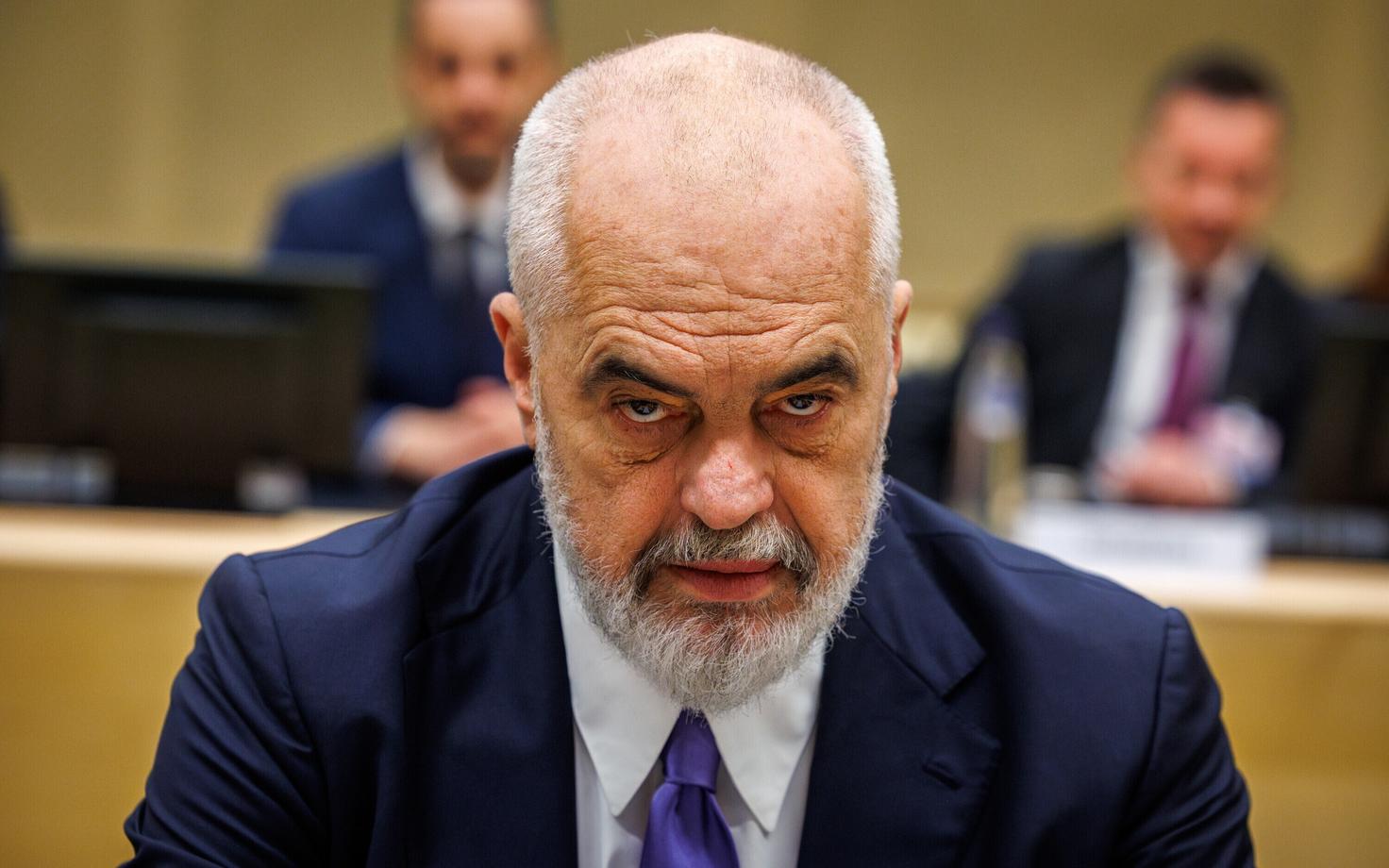 Albaania peaminister Edi Rama.