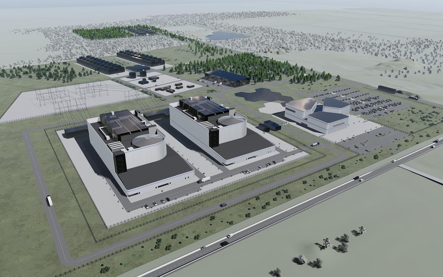 GE Hitachi BWRX-300 visualiseering.