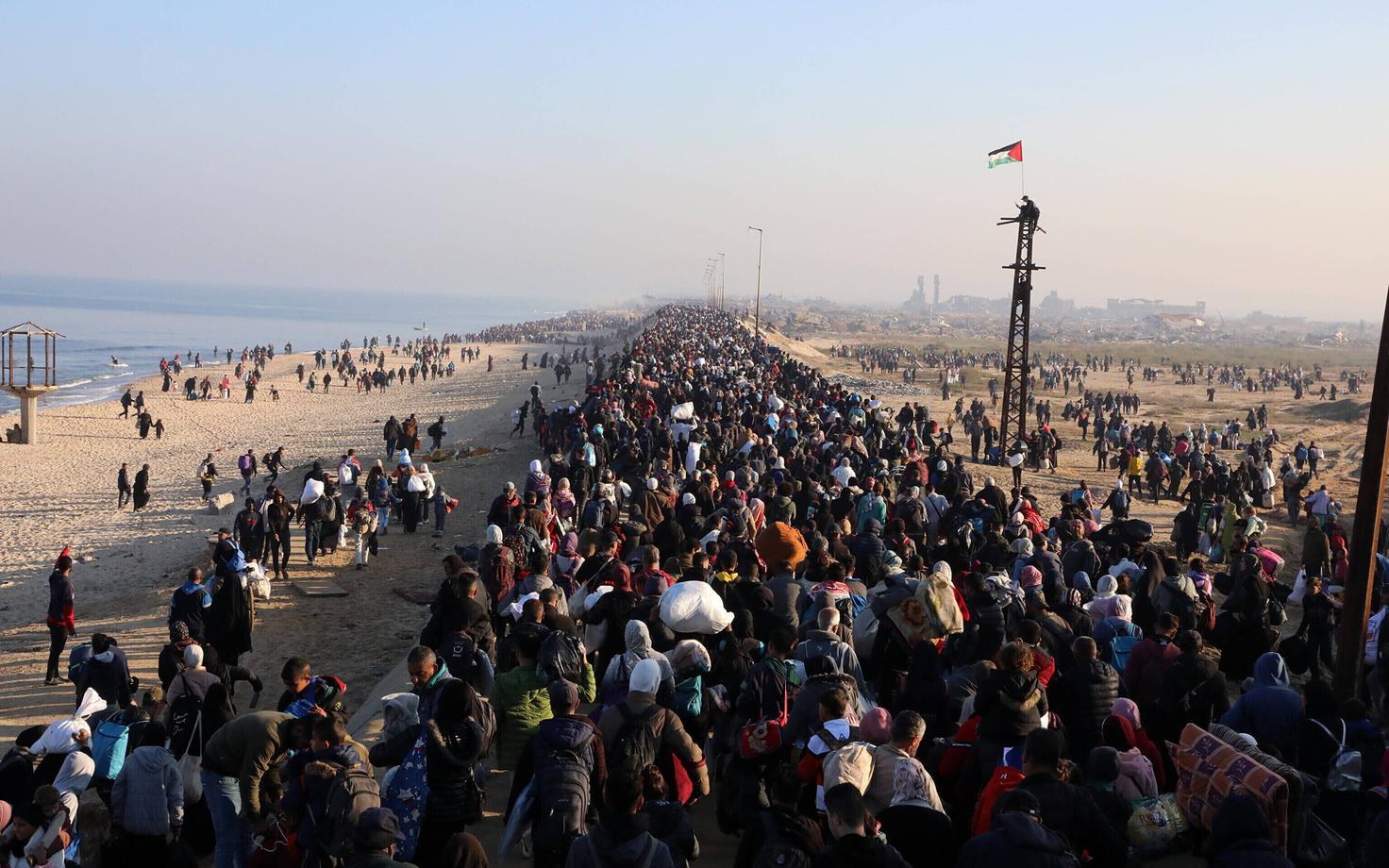 Палестинцы могут вернуться в северную часть Газы.