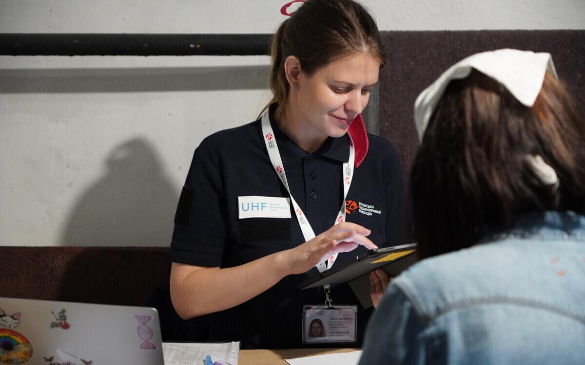 Multi-purpose cash assistance in Derhachi, Kharkiv region in September 2024.