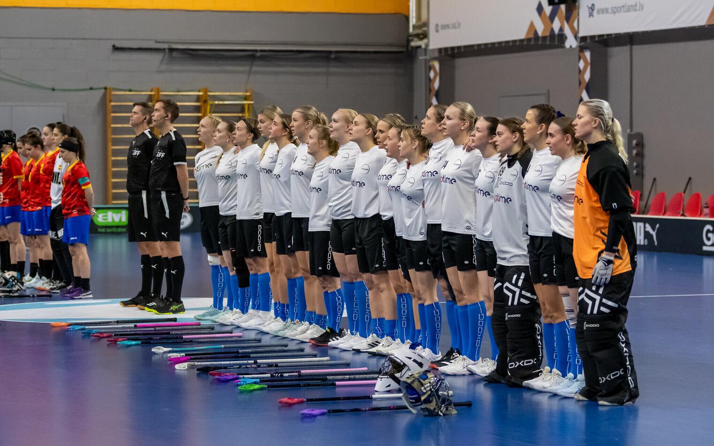 Eesti naiste saalihokikoondis.