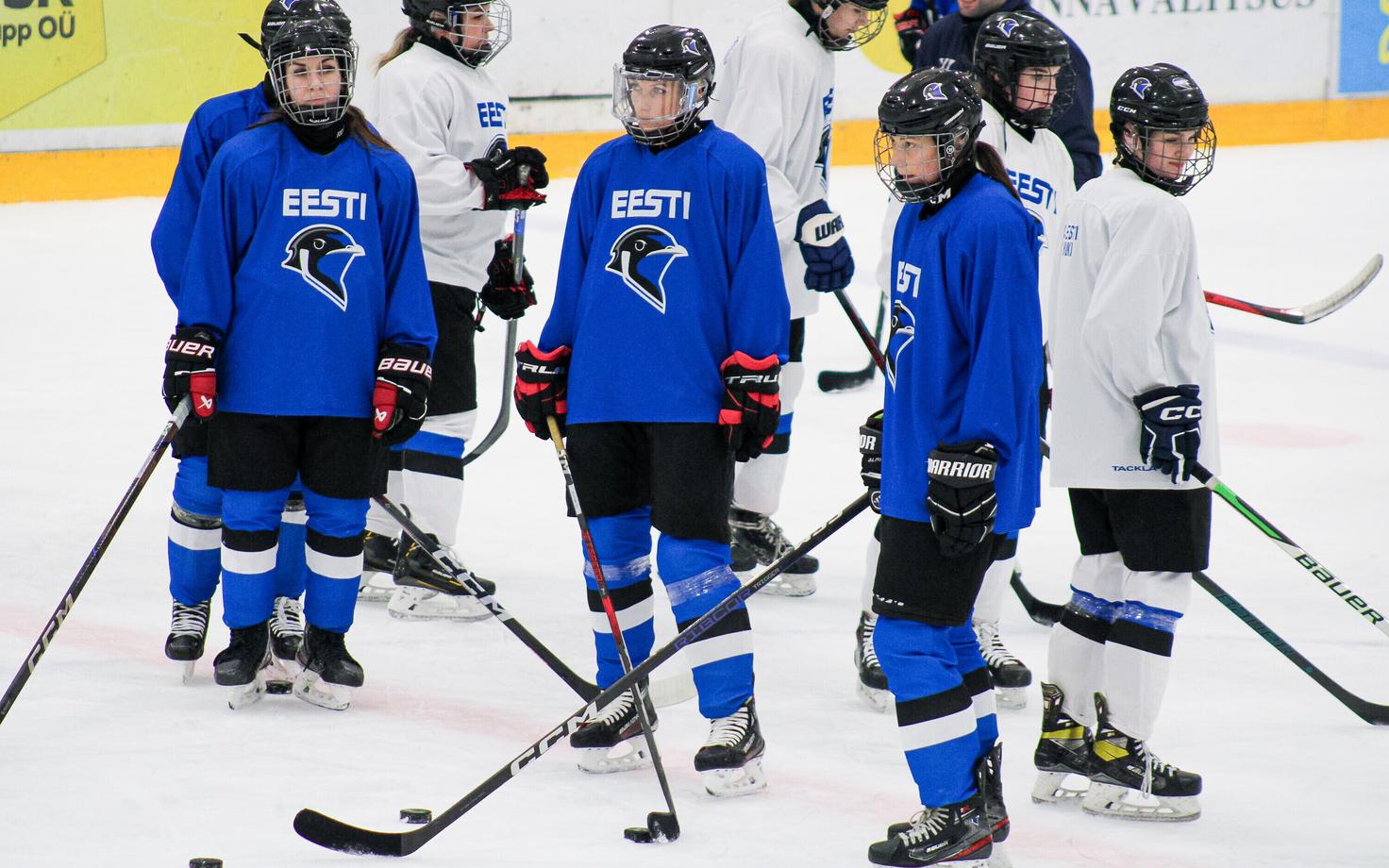 Eesti naiste hokikoondise treening, 11.02.2025.