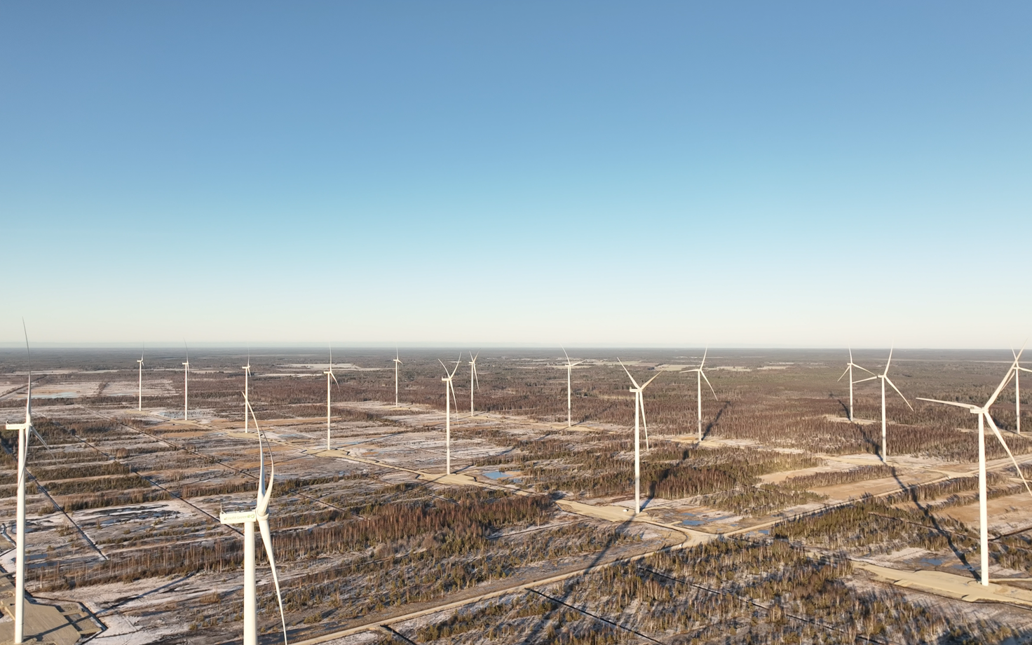 Ветряная электростанция Сопи-Тоотси. Иллюстративная фотография.