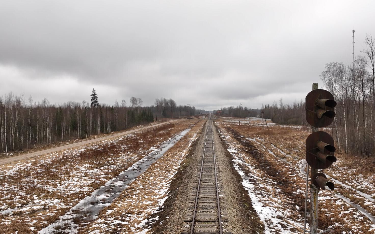 Отрезок Rail Baltic в Пярнумаа между Селья и Тоотси.