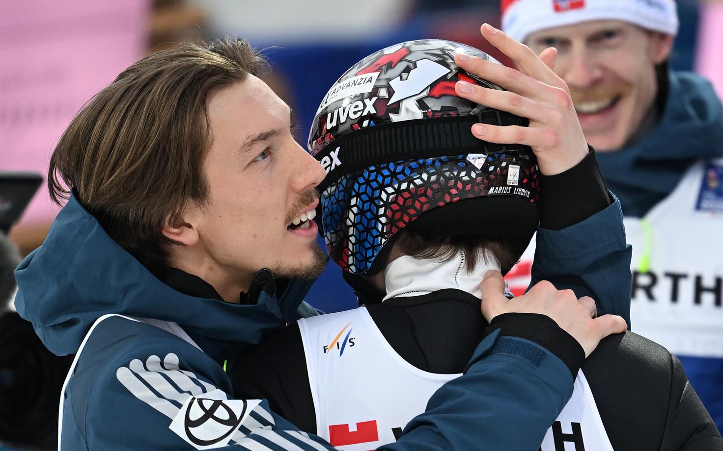 Johann Andre Forfang ja Marius Lindvik