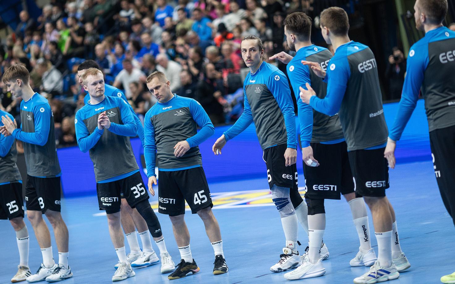 Käsipalli EM-valikmäng Eesti - Leedu