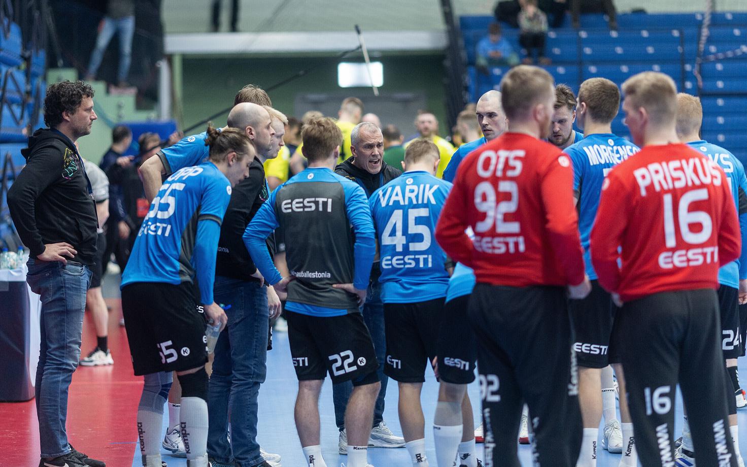 Käsipalli EM-valikmäng Eesti - Leedu