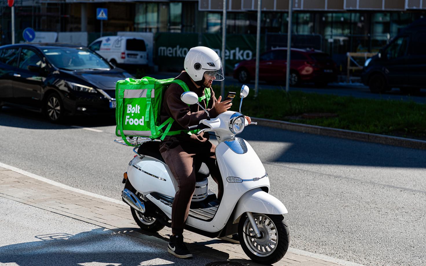 A Bolt courier.