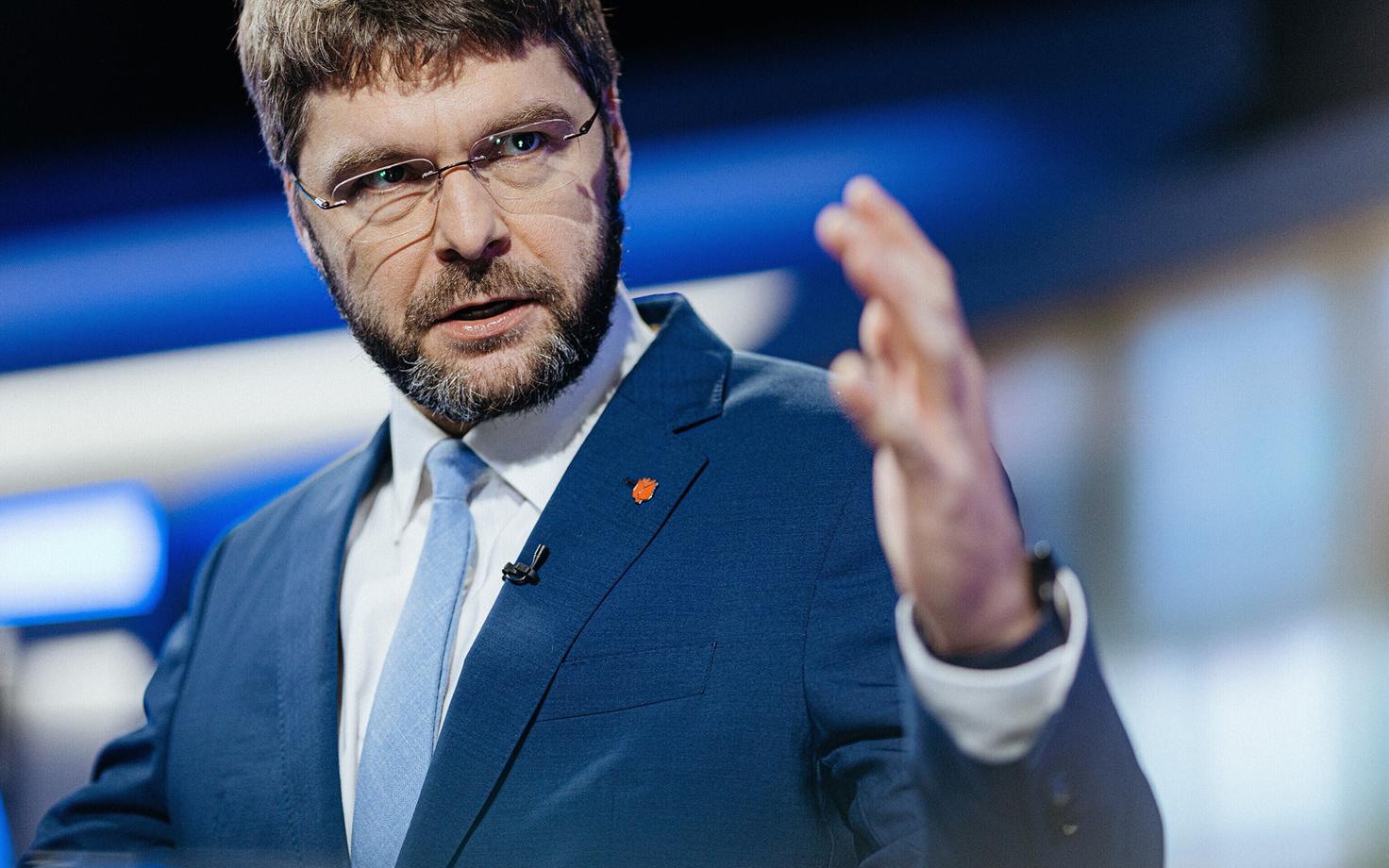 Евгений Осиновский в студии ERR.