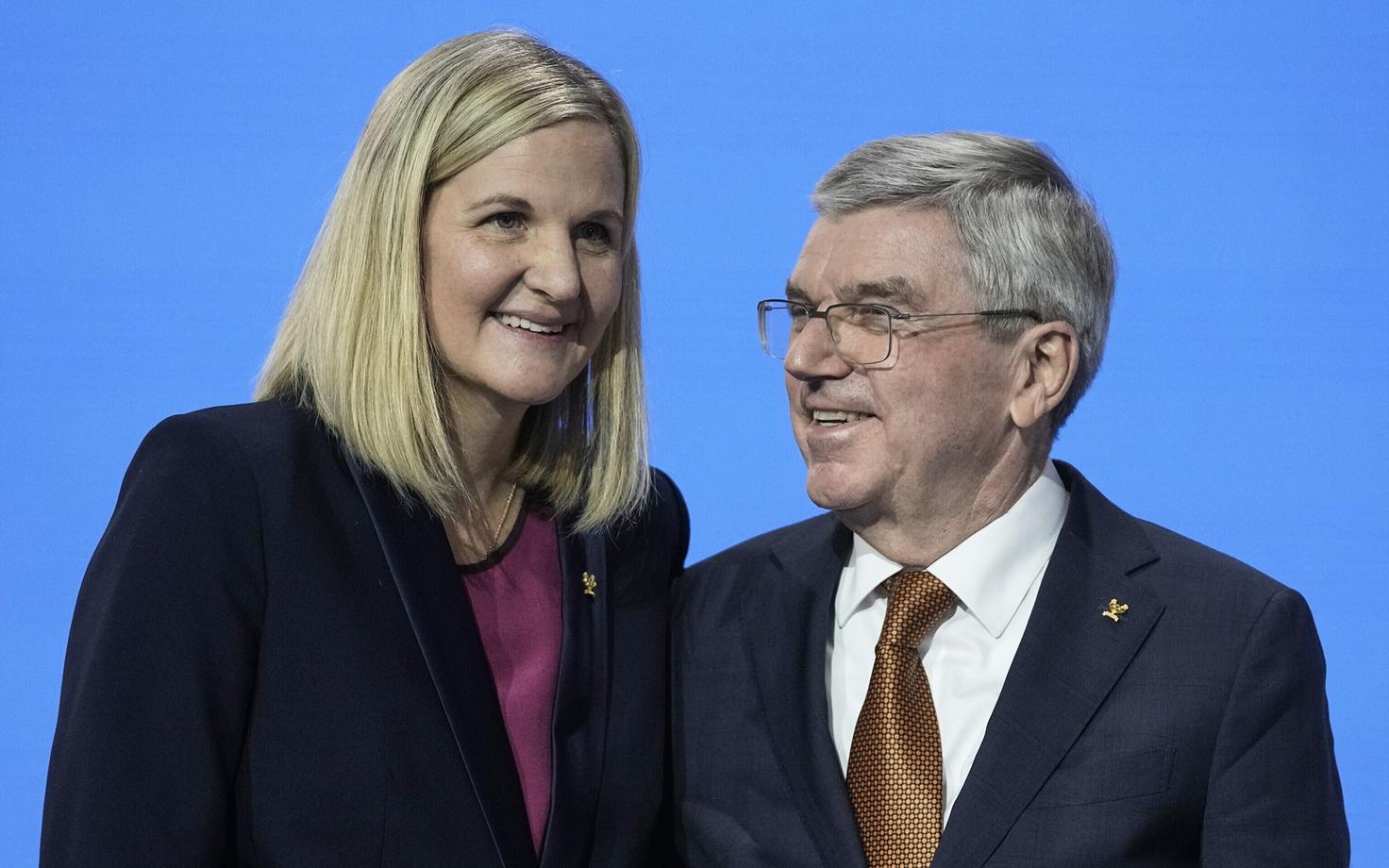 Kirsty Coventry ja Thomas Bach.