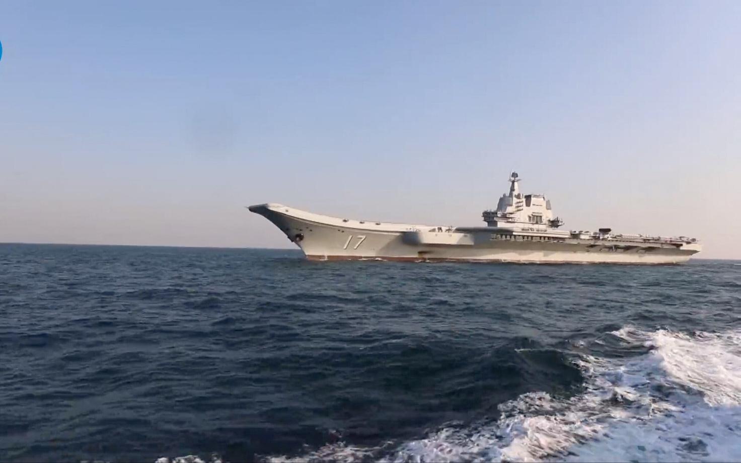 Китайский авианосец «Шаньдун».