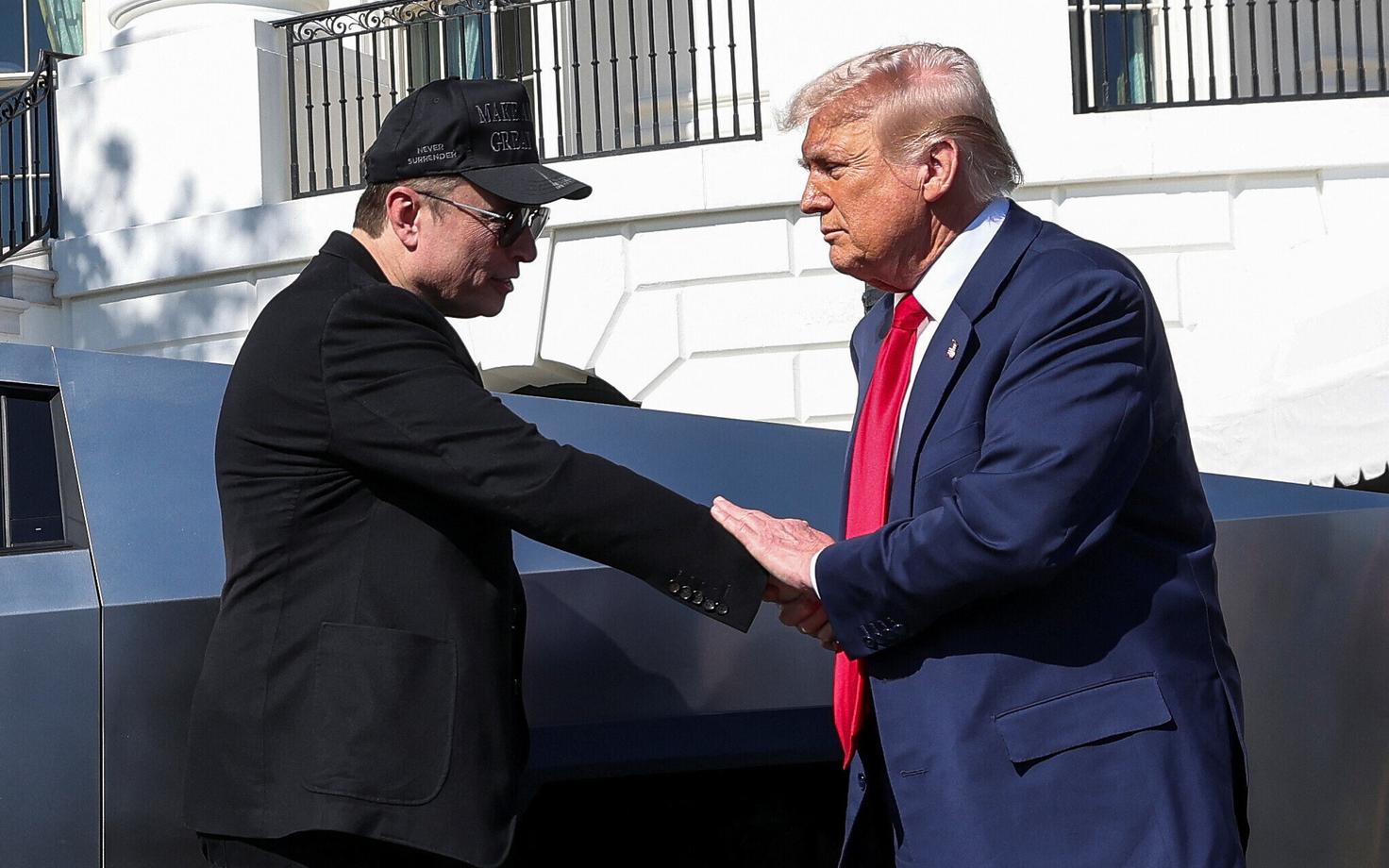 Elon Musk ja Donald Trump.