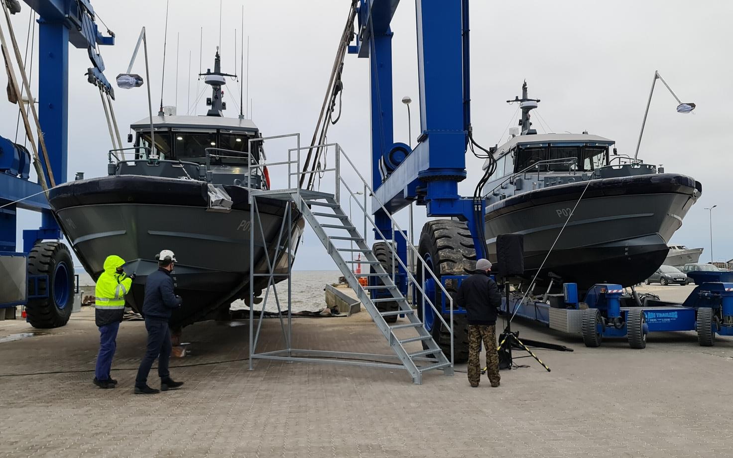 Новые катера ВМС Эстонии.