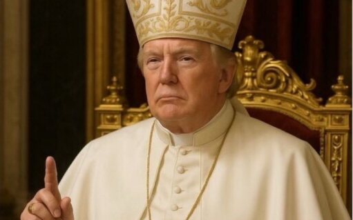 USA president Donald Trump lasi tehisintellektil ennast paavstina kujutada.