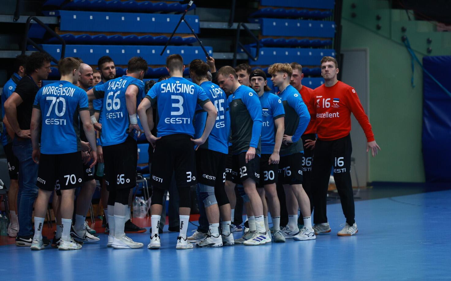 Käsipalli EM-valikturniir: Eesti - Põhja-Makedoonia