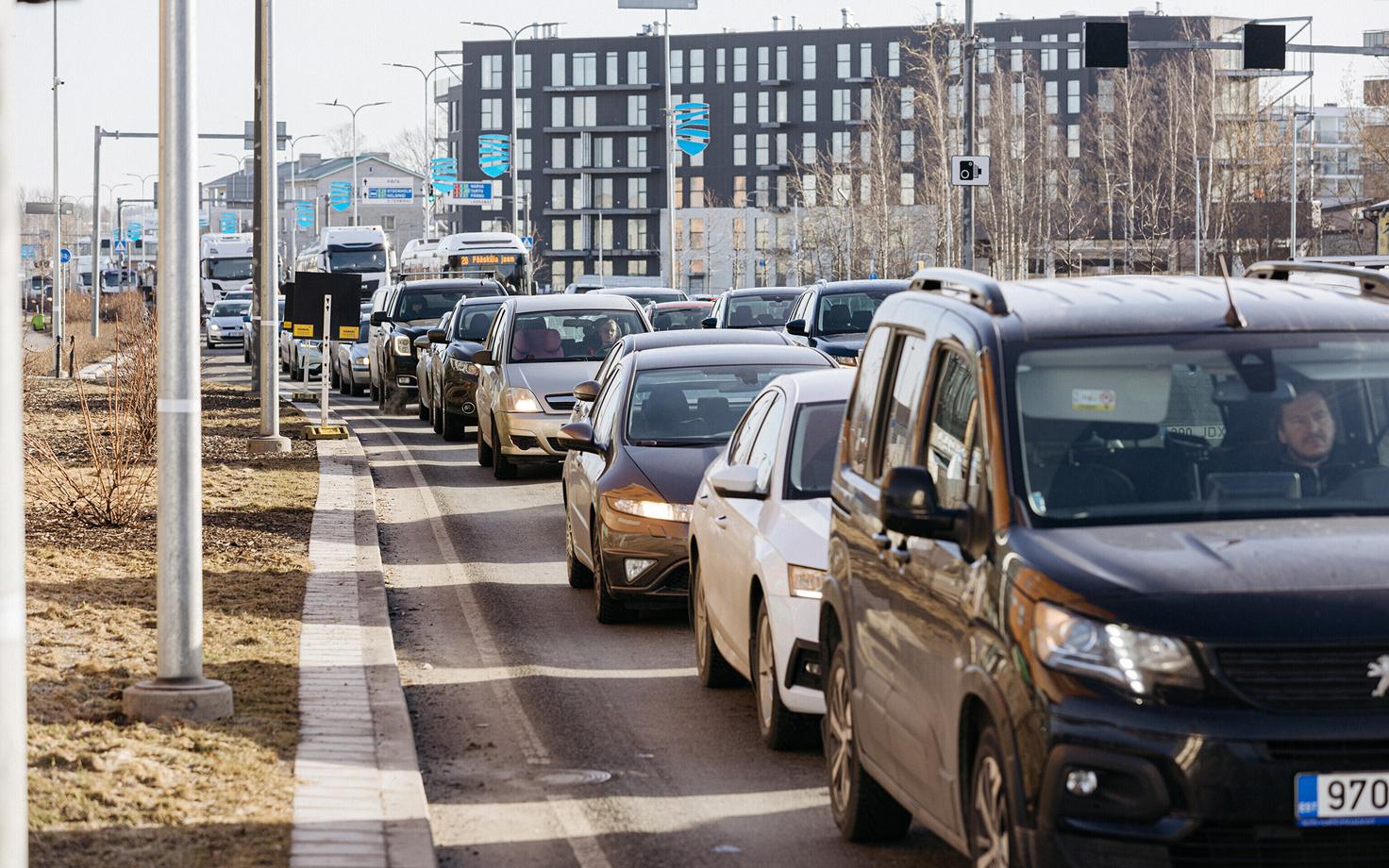 Cars in Tallinn.
