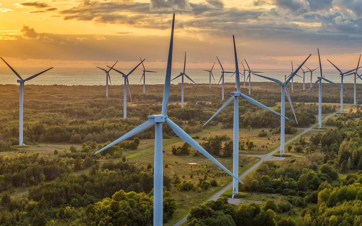 Wind farm in Paldiski. Photo is illustrative.