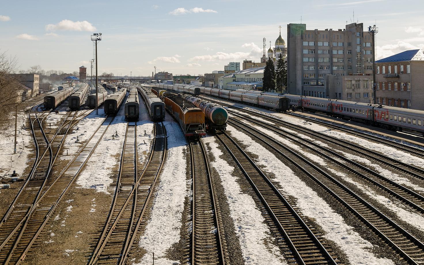 Vagunid Venemaa raudteel.