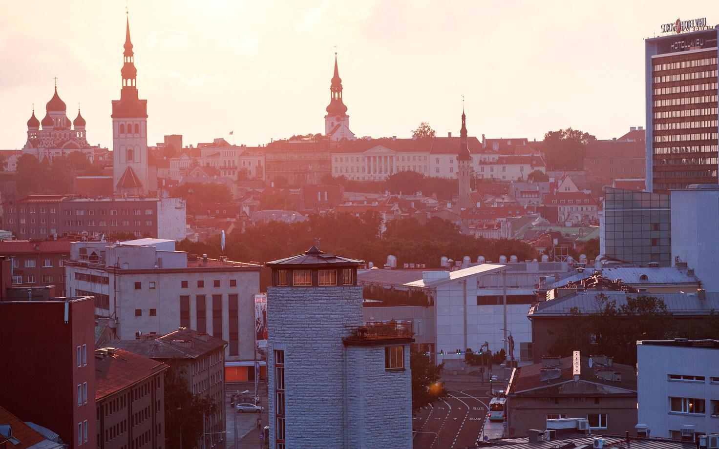 Вид на Таллинн.