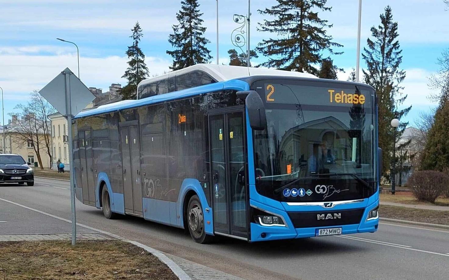 Автобус в Силламяэ.